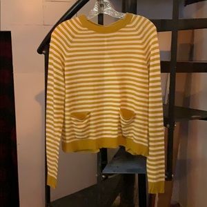 Anthropologie Open Back Sweater
